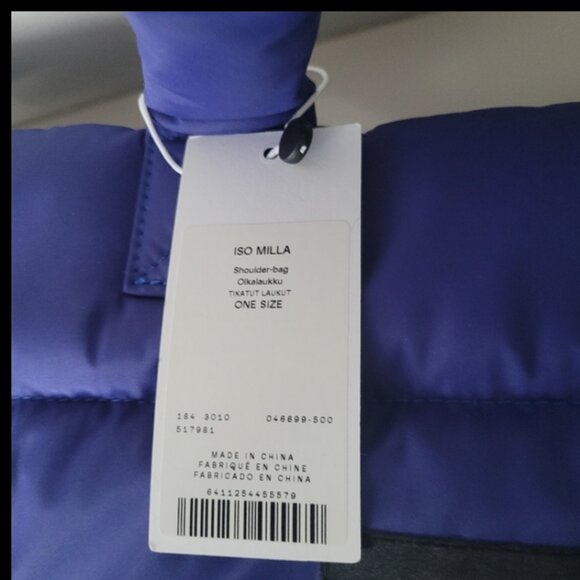 MARIMEKKO ISO Milla.Blue Puffer Tote Bag - Picture 9 of 11